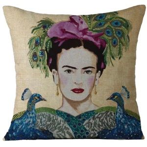 Frida Kahlo Decorative Pillow Case